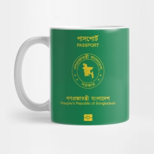 Bangladesh / Vintage Look Passport Design Mug